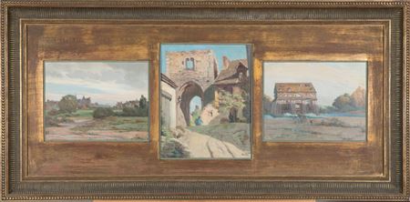 Sample artwork by Edouard Auguste Ragu, known for painting - View similar artists and auction records