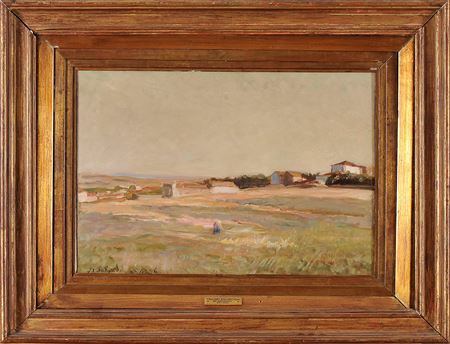 Landscape with figure