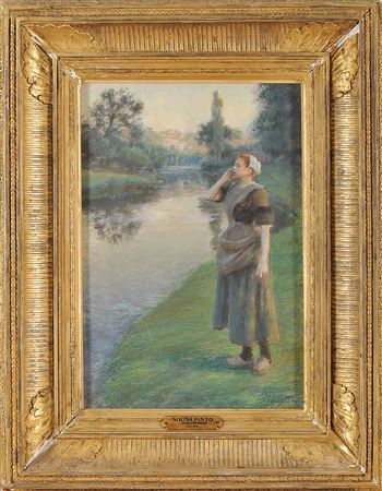 "L'appel au passeur" by José Julio De Souza Pinto - Auction record, sale price, and art valuation. Compare with similar artists and explore comparable artworks.