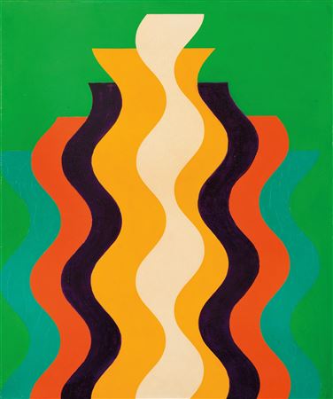 FLAME, CASABLANCA, 1970 by Mohammed Melehi - Auction record, sale price, and art valuation. Compare with similar artists and explore comparable artworks.