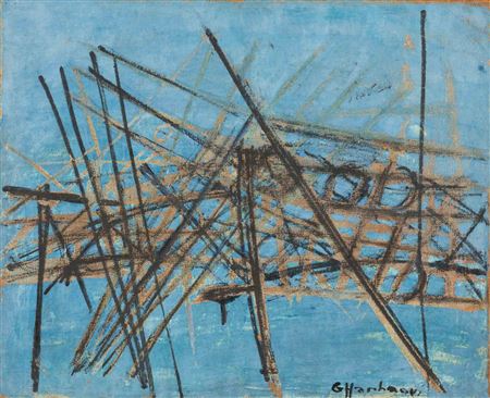 BLUE EXPRESSION, CIRCA 1960