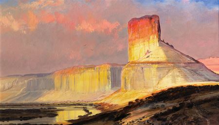 Green River by Michael L L (ML) Coleman - Auction record, sale price, and art valuation. Compare with similar artists and explore comparable artworks.
