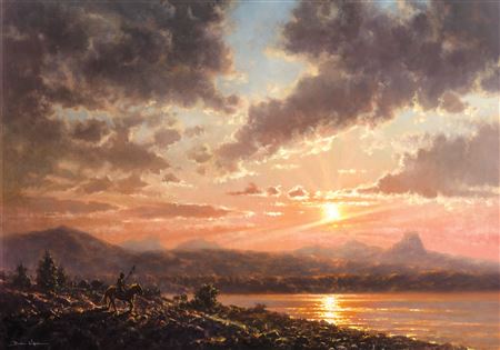 Aist'ahkapii Naatoosii (Sun is Crawling Away- Blackfeet)