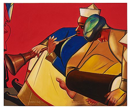 Sample artwork by Chitra Ganesh (Born 1975), known for painting - View similar artists and auction records