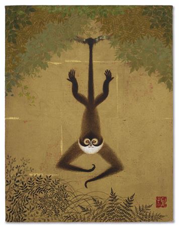 Tarezaru (Hanging Monkey), 2019; Nenjiru (Pray Silently), 2020