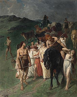 The Bounty of War by Evariste-Vital Luminais - Auction record, sale price, and art valuation. Compare with similar artists and explore comparable artworks.