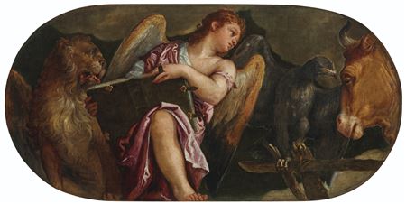 The Symbols of the Four Evangelists by Paolo (Veronese) Caliari - Auction record, sale price, and art valuation. Compare with similar artists and explore comparable artworks.
