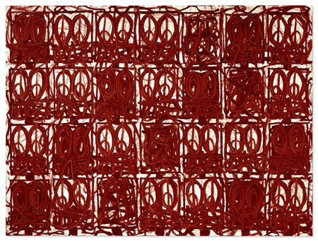 Anxious Red Painting December 18th