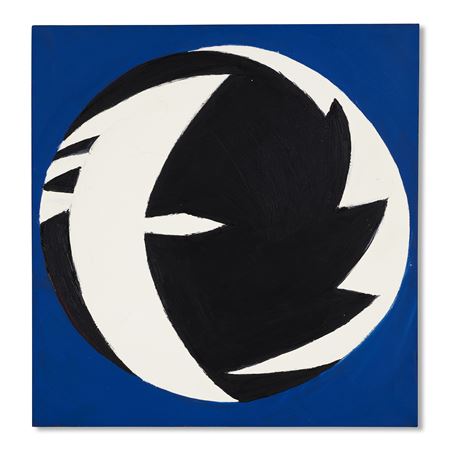 Sample artwork by Jack Youngerman (1926 - 2020), known for hard-edge abstract painting, shaped canvases - View similar artists and auction records