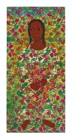 Untitled (Woman with Flowers)