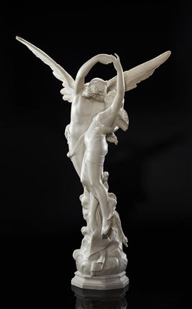 Sample artwork by Cesare Lapini (1848 - 1893), known for allegorical and genre sculpture - View similar artists and auction records