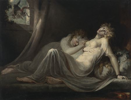 Sample artwork by John Henry Fuseli (1741 - 1825), known for romantic painting, themes of horror and eroticism - View similar artists and auction records
