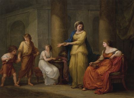 Sample artwork by Angelica (Maria Anna) Kauffmann (1741 - 1807), known for history and portrait painting - View similar artists and auction records