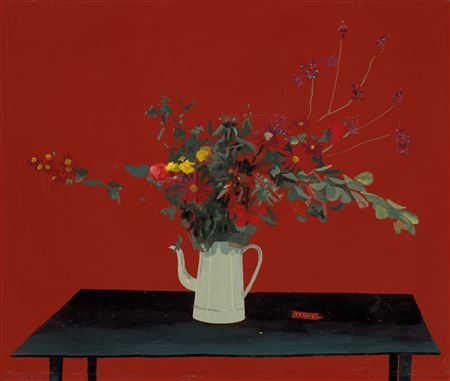 Sample artwork by Patrick Procktor (1936 - 2003), known for natural and colourful figurative style, watercolours - View similar artists and auction records