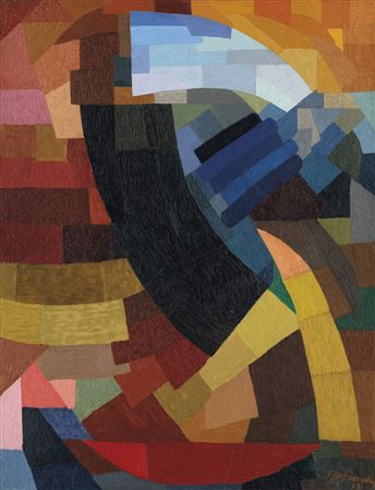Sample artwork by Otto Freundlich (1878 - 1943), known for abstract geometric painting, sculpture - View similar artists and auction records