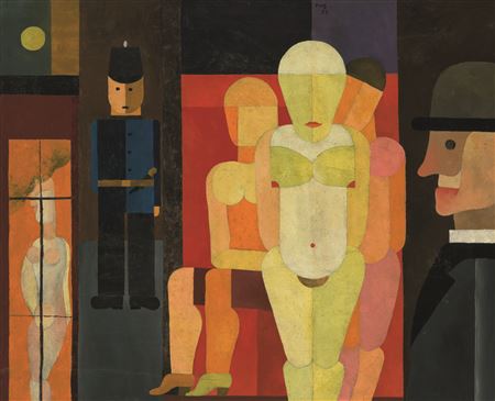 Freudlose Gasse by Franz Wilhelm Seiwert - Auction record, sale price, and art valuation. Compare with similar artists and explore comparable artworks.