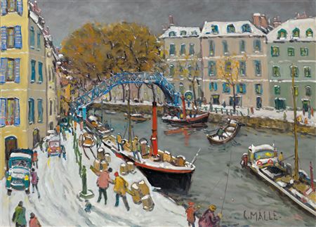 Le débarquement du canal Saint-Martin