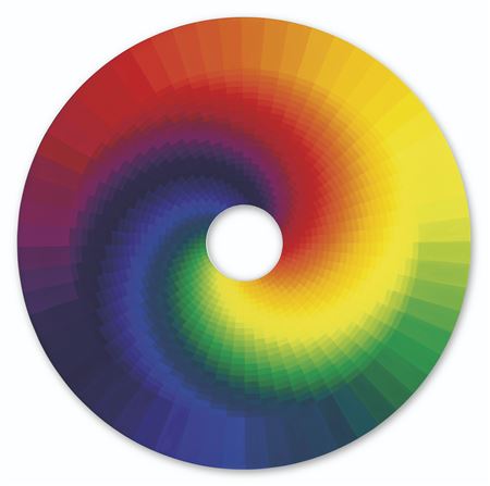 Colour experiment no. 15 (large inside spiral)