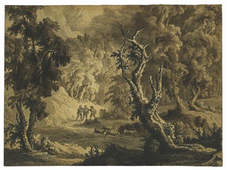 Sample artwork by Alexander Cozens (1717 - 1786), known for watercolour landscape painting - View similar artists and auction records