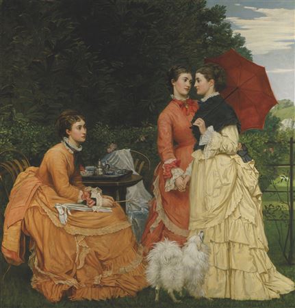 Sisters by Valentine Cameron Prinsep - Auction record, sale price, and art valuation. Compare with similar artists and explore comparable artworks.