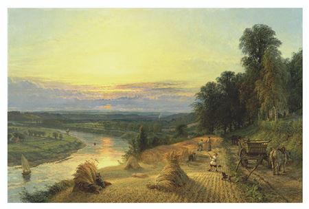 On the Ribble, near Preston, Harvest time