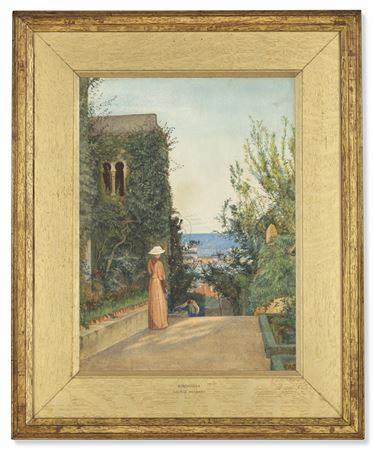 Algiers, Cecilia in pink; and Bordighera by George James Howard - Auction record, sale price, and art valuation. Compare with similar artists and explore comparable artworks.