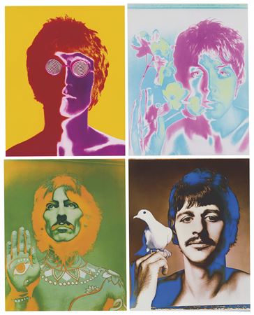The Beatles, London, August 11, 1967 (In 4 parts) by Richard Avedon - Auction record, sale price, and art valuation. Compare with similar artists and explore comparable artworks.
