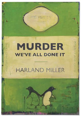 Sample artwork by Harland Miller (Born 1964), known for book jacket theme painting with text - View similar artists and auction records
