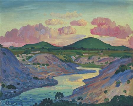 Sample artwork by Derwent Lees (1885 - 1931), known for painting - View similar artists and auction records