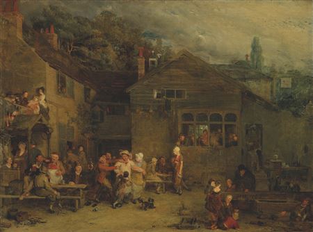 The Village Festival: a finished sketch