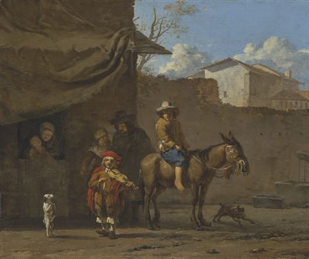 The Wandering Musician by Karel Dujardin - Auction record, sale price, and art valuation. Compare with similar artists and explore comparable artworks.