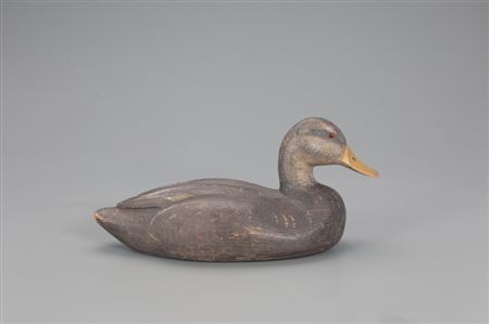 Black Duck Decoy by Miles David Pirnie - Auction record, sale price, and art valuation. Compare with similar artists and explore comparable artworks.