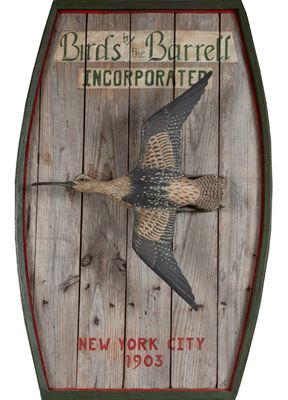 Flying Curlew Plaque by Reggie (Reg) Birch - Auction record, sale price, and art valuation. Compare with similar artists and explore comparable artworks.