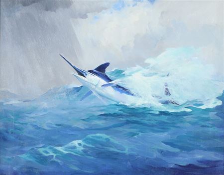Leaping Marlin