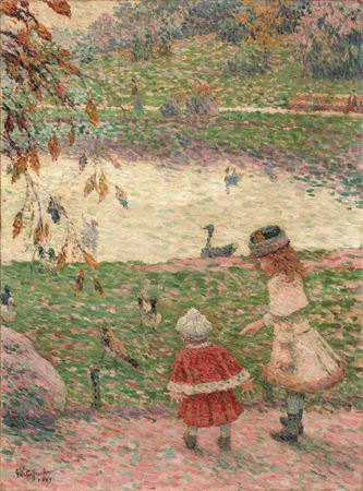Children at Parc Montsouris