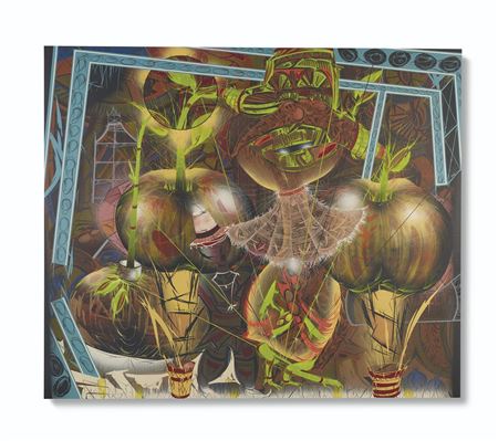 Untitled #1 by Lari Pittman - Auction record, sale price, and art valuation. Compare with similar artists and explore comparable artworks.