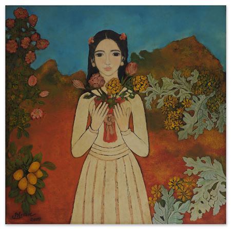 Sample artwork by Boi Tran (Born 1957), known for painting - View similar artists and auction records