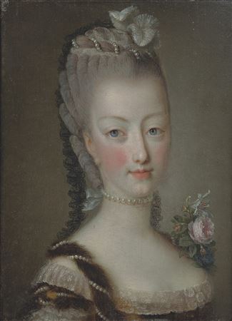 Portrait de Marie-Antoinette à l'âge de 19 ans