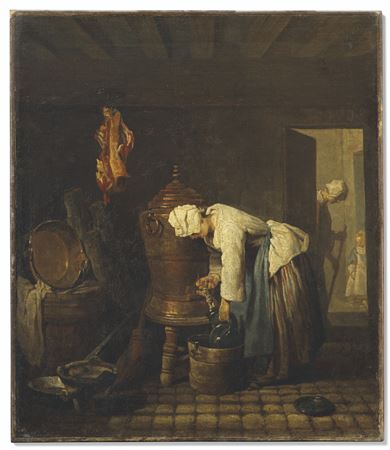 The fountain by Jean Baptiste-Simeon Chardin - Auction record, sale price, and art valuation. Compare with similar artists and explore comparable artworks.