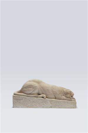 'PANTHÈRE COUCHÉE', TAILLE DIRECTE