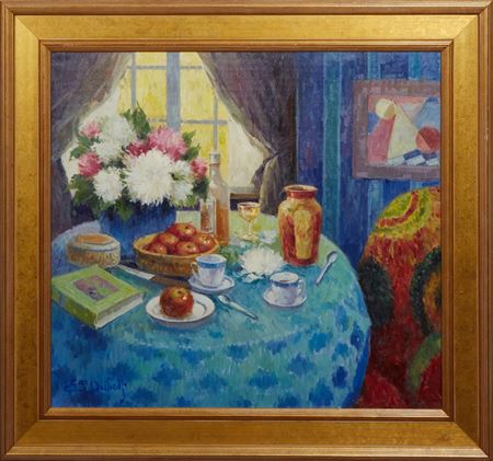 "Table by a Window" by Emilie Dubois - Auction record, sale price, and art valuation. Compare with similar artists and explore comparable artworks.