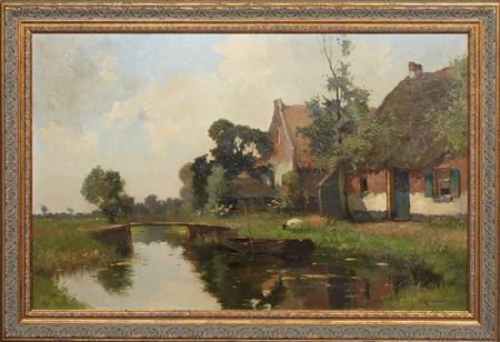 "Dutch Landscape with River"