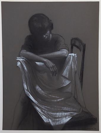 "Portrait of a Seated Woman," 1964