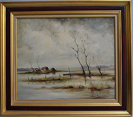 Sallertaine, the marsh