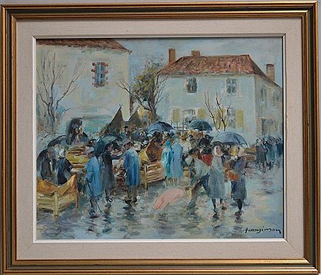 Aizenay, the poultry and pig market