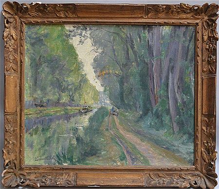 Canal du Loing in La Genevraye