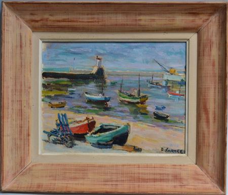 La Turballe, boats in the port