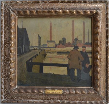 Nantes, le vieux canal, prairie au duc, 1902.