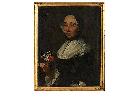 Pair - Portrait of Albrecht Fridrik Gysi; and Portrait of Johana Gysi