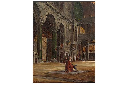 In the Hagia Sophia